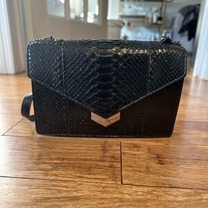 Jimmy Choo Black Snakeskin Women's Bag